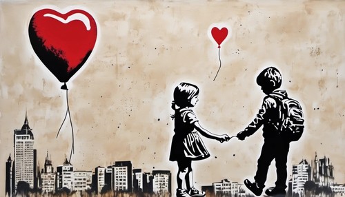 Urban need love banksy - urban,
