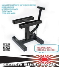 Cavalletto AlzaMoto Centrale Cross Offroad made in EU nuovo garage NoBicilindri