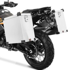 Valigie laterali alluminio NB 35l per BMW R 80 GS / R / 850 R + kit portavaligie