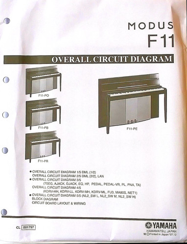 Yamaha modus f11 - modus, pianoforte