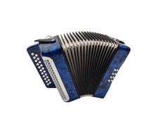 Silvetta armonica diatonica armonica a mano XG-08-BCU 8 bassi 2 file B-C NUOVO