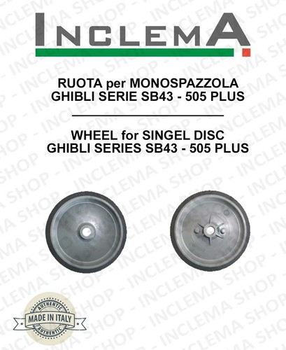 Ruota per monospazzola ghibli - monospazzola,