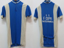 COPPI MAGLIA SHIRT JERSEY EROICA CICLISMO CYCLING LANA WOOL ITALIA VINTAGE RARE