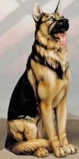 STATUA CANE PASTORE TEDESCO IN