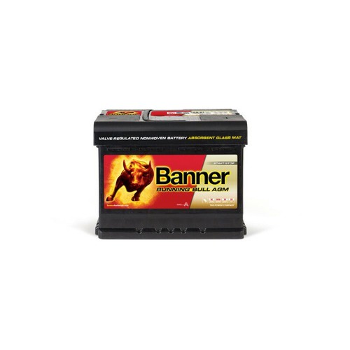 Batterie banner running bull - batterie,