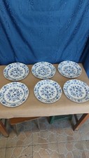 Set 6 Piatti Franziska Hirsch Porcellana Bone China Dresda Fine 800 Meissen 
