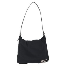 FENDI Shoulder Bag Nylon Black