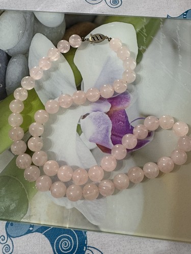 Collana vintage quarzo rosa - vintage,