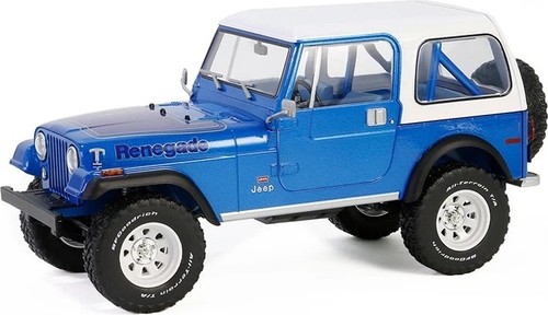 Jeep cj7 renegade blue - renegade, 1:18
