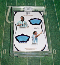 Maglia doppia 2022 Fansmall Argentina Team Batistuta Crespo /36 Encased SSP 📈🔥