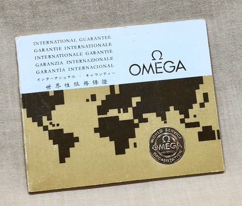Omega vintage guarantee - omega,
