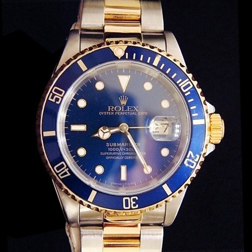 Mens rolex submariner - mens, 18k