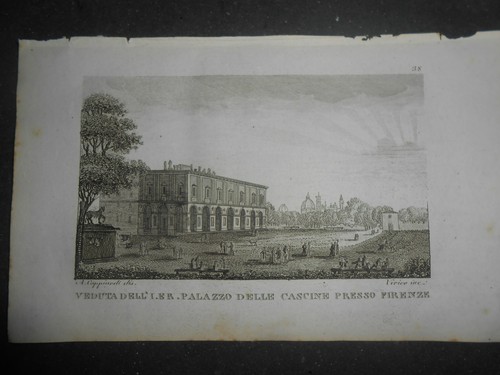 1830 incisione palazzo reale - 1830,