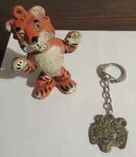 2Gadget Pubblicitario portachiavi ESSO-Exxon  carburanti Tigre Arancio anni 1960