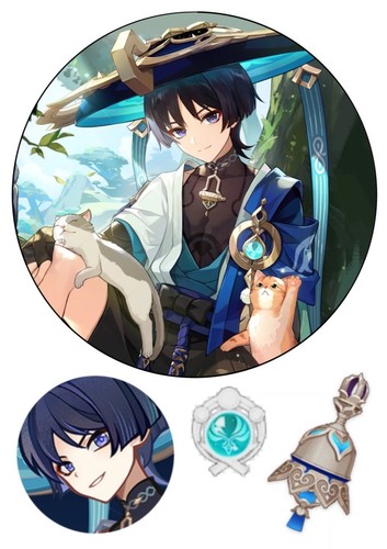 Genshin impact wanderer cake - impact,