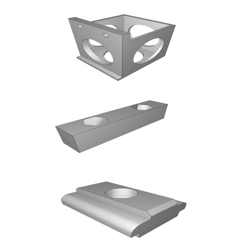 Supporto bulloni modulo - supporto,