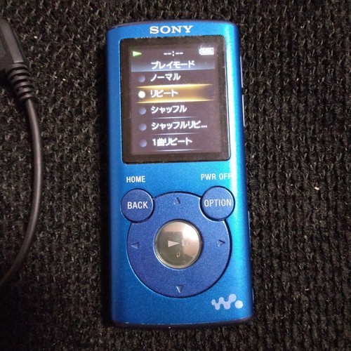 Sony e052 blu walkman - nw,