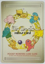 Pokemon Pocket Monsters Card Game My Deck Memo Card Promo Japan