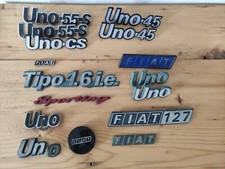16 Stemmi loghi scritta emblema auto Fiat  emblem car badge  