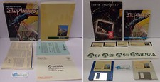 Gioco Game Play Computer Big Box IBM PC 3.5" 5.25" Disks Sierra Shooter SILPHEED