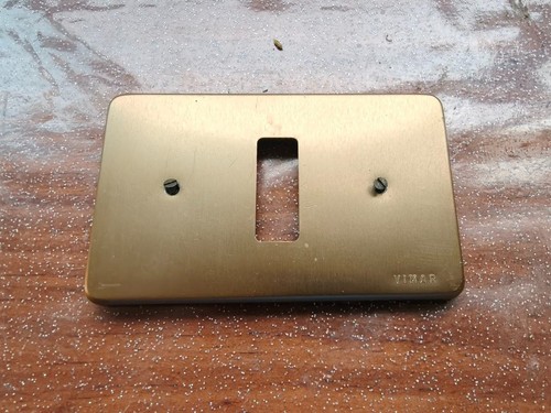 Placca alluminio color bronzo
