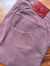 Jacob Cohen pantalone uomo taglia W 40 in cotone malva