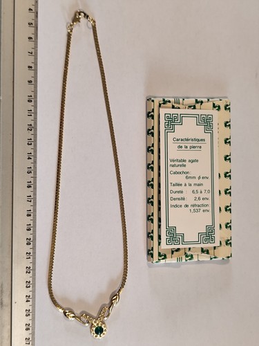 Collana dorata retro ref24208j - collana,