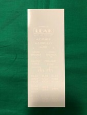 LEAK  STEREO 20 decals white -