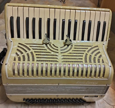 fisarmonica 80 bassi Paolo Soprani - Vintage bianca - Piano accordion