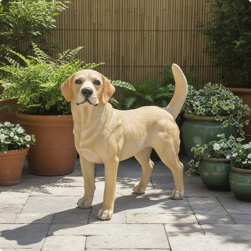 Statua labrador di - di, labrador,