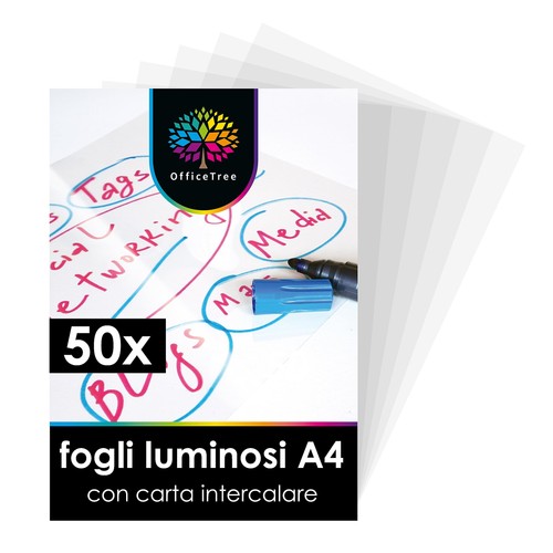Officetree fogli lucidi - 50,