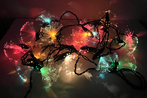 Luci fibra ottica albero - fibra,