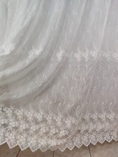 Tenda metro rete tulle fiori - a,