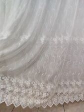 Tenda a metro rete tulle fiori