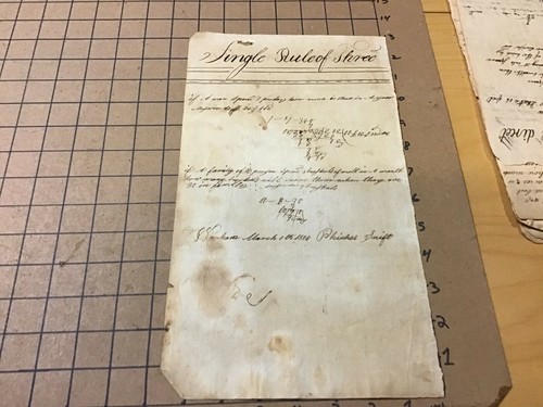 Matematica originale del 1820 - del,