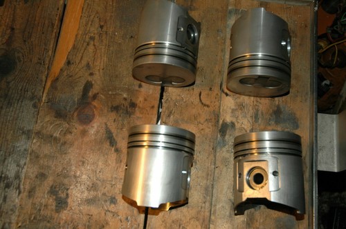 Pistone motore diesel - pistone, yanmar