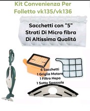 Sacchetti Folletto VK135 VK136