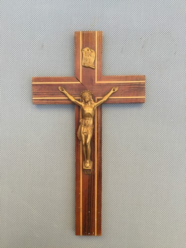 Antico crocifisso legno e - antico,