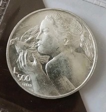 SAN MARINO DIVISIONALE ANNO 1973 8 VALORI CON 500 LIRE ARGENTO FDC SET ZECCA