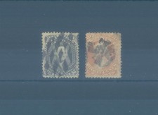 USA 1861 raro usato 24c e 30c