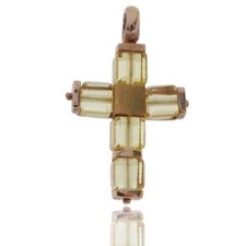 Ciondolo croce mm 20x15 in
