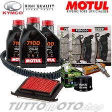 Tagliando KYMCO XCiting 500 i R 2008 2009 2010 2011 Kit Olio Motul 7100 Completo