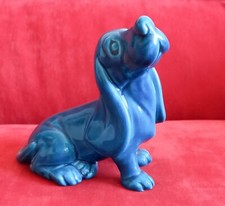 Statua in ceramica bassotto 'La Farnesiana', Parma, Italia - vintage