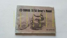 YAMAHA TX 750 1972 manuale uso manutenzione originale MOTO owner's manual