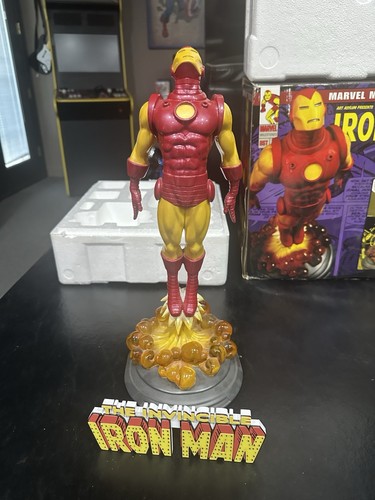 Statua iron man art asylum - man,
