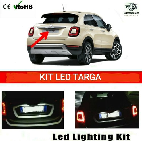 Coppia luci targa led per - coppia,
