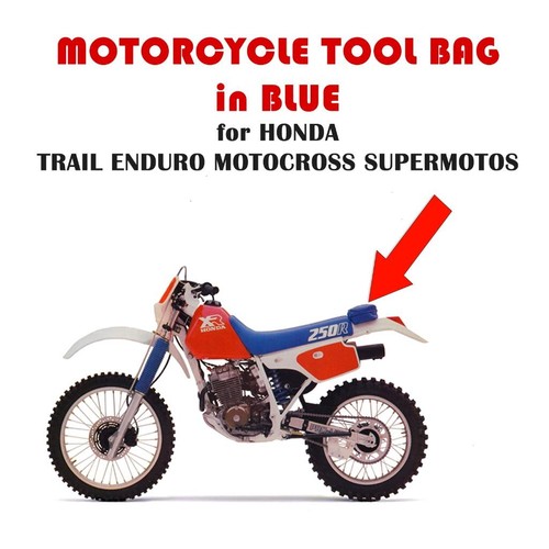 Borsa porta attrezzi moto blu - porta,