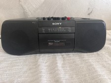 Sony CFS-B15 Portable AM FM Radio Cassette Vintage Funzionante Idea Regalo