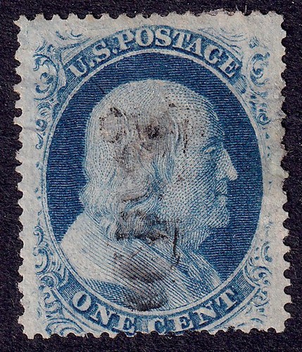 Scott 1857 franklin - us, 24,