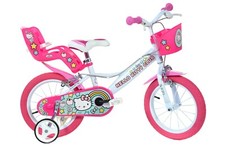 BICI BICICLETTA BAMBINA 5 6 7 8 ANNI BIMBA HELLO KITTY-16"-164R-HK2